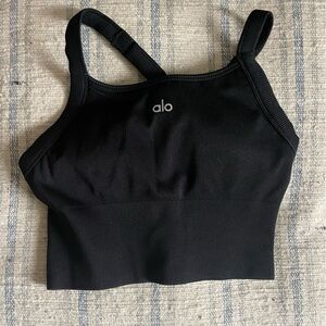ALO Yoga Black Crop Top